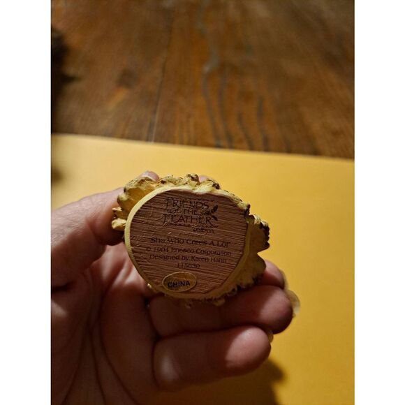 Vintage 1998 Enesco Friends of the Feather Thankful for Amazing Gifts Figurine - Picture 6 of 6